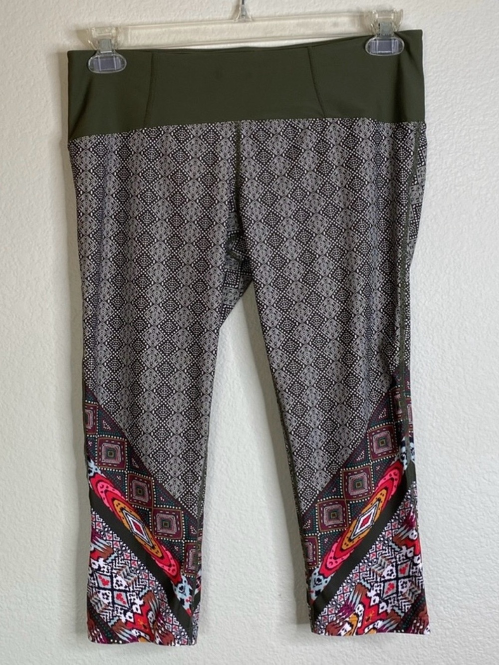 Prana bathing swimsuit tankini leggings women’s large green - Picture 5 of 8